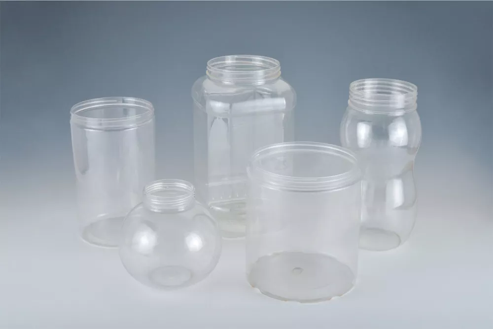 Transparent large bottle mouth blowing machine