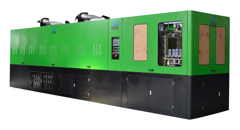 Variable pitch series bottle blowing machine