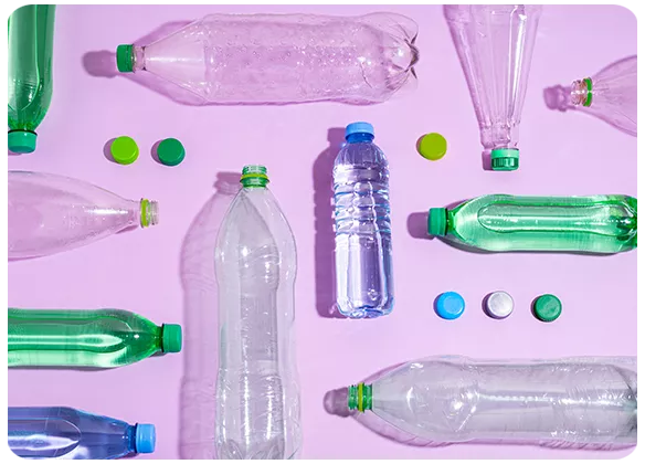 Plastic water bottle blowing machine